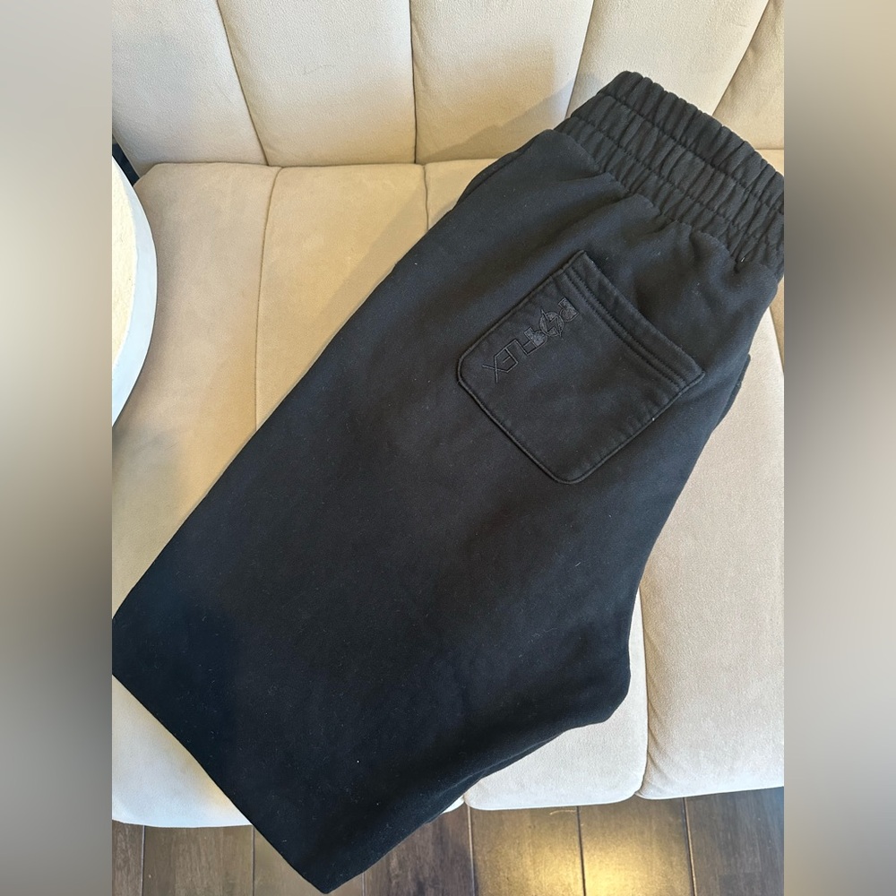 Popflex Cloud Rollover Sweatpant - Black - Picture 10 of 11